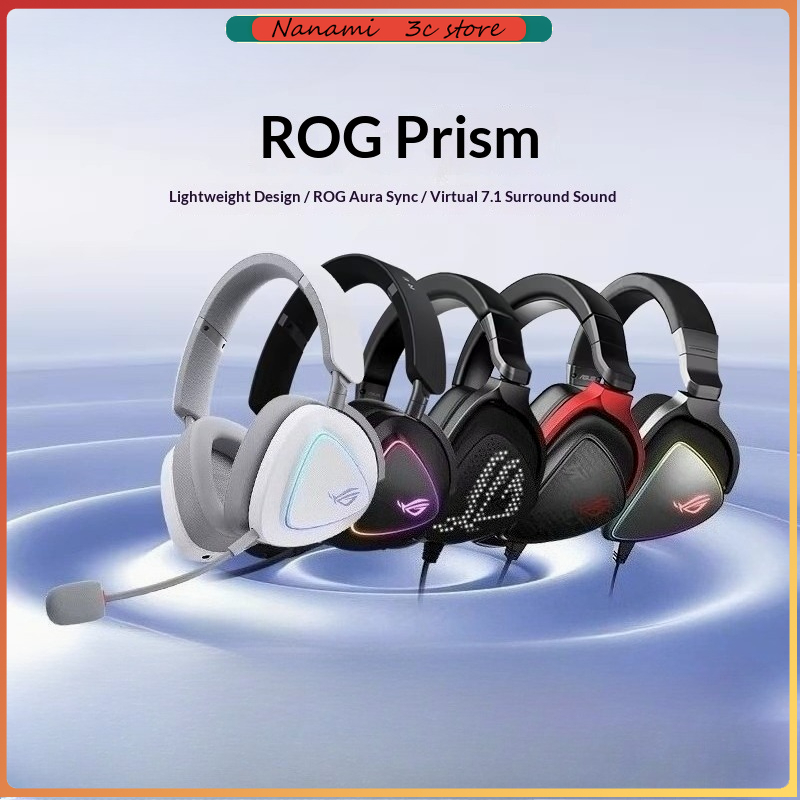 Gaming Headset Wired - Cuffie da Gaming ROG Prism Leggere