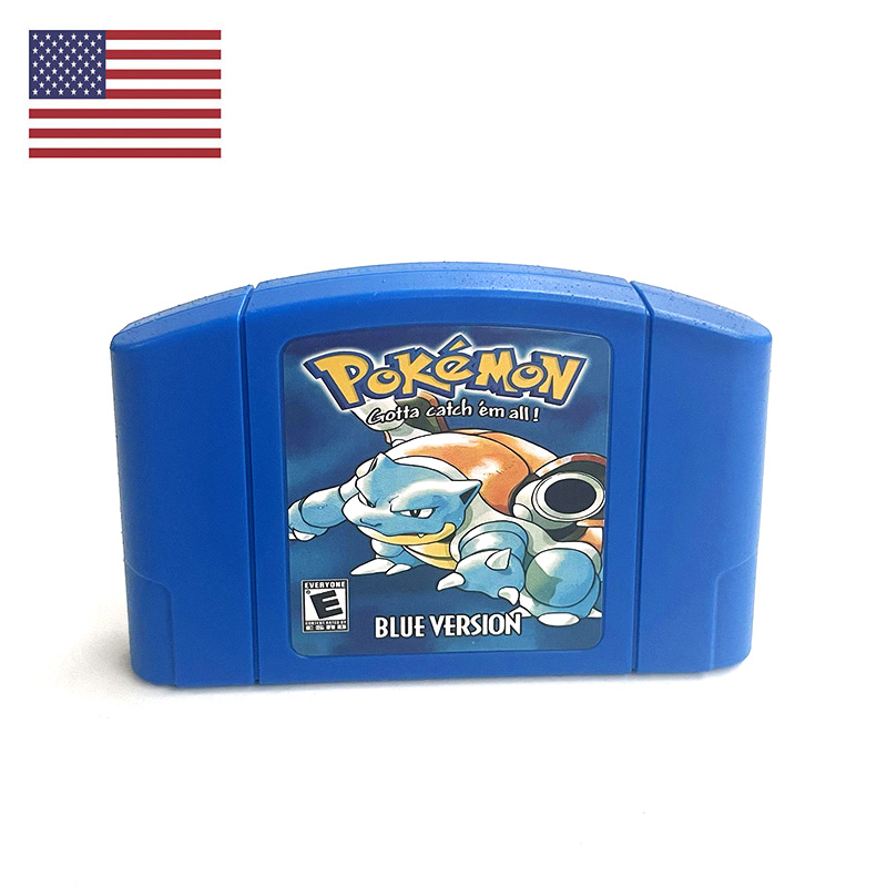 Gaming Console Video - Versione USA NTSC Inglese Pokemon Blu