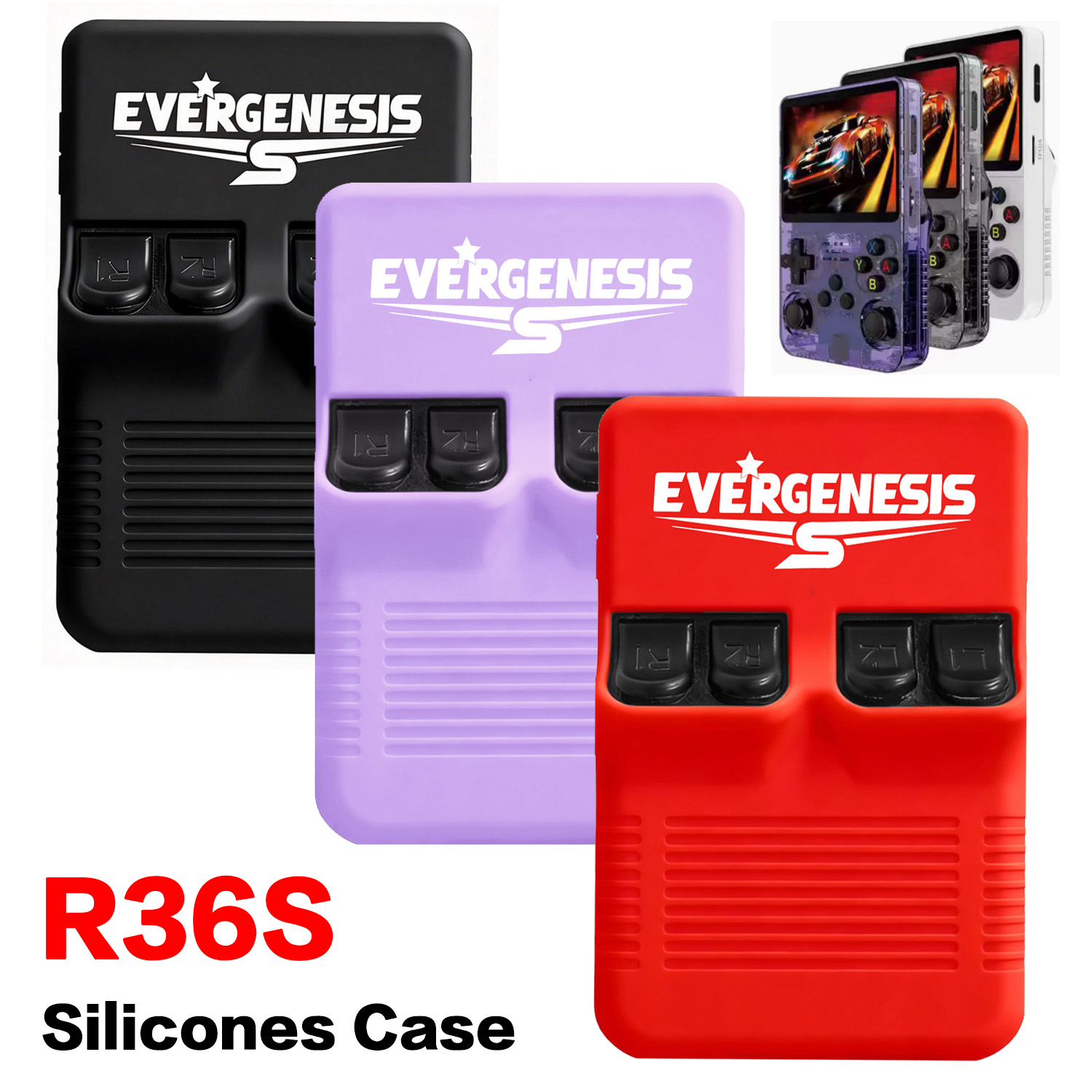 Gaming Console Box - Custodia in silicone R36S per console