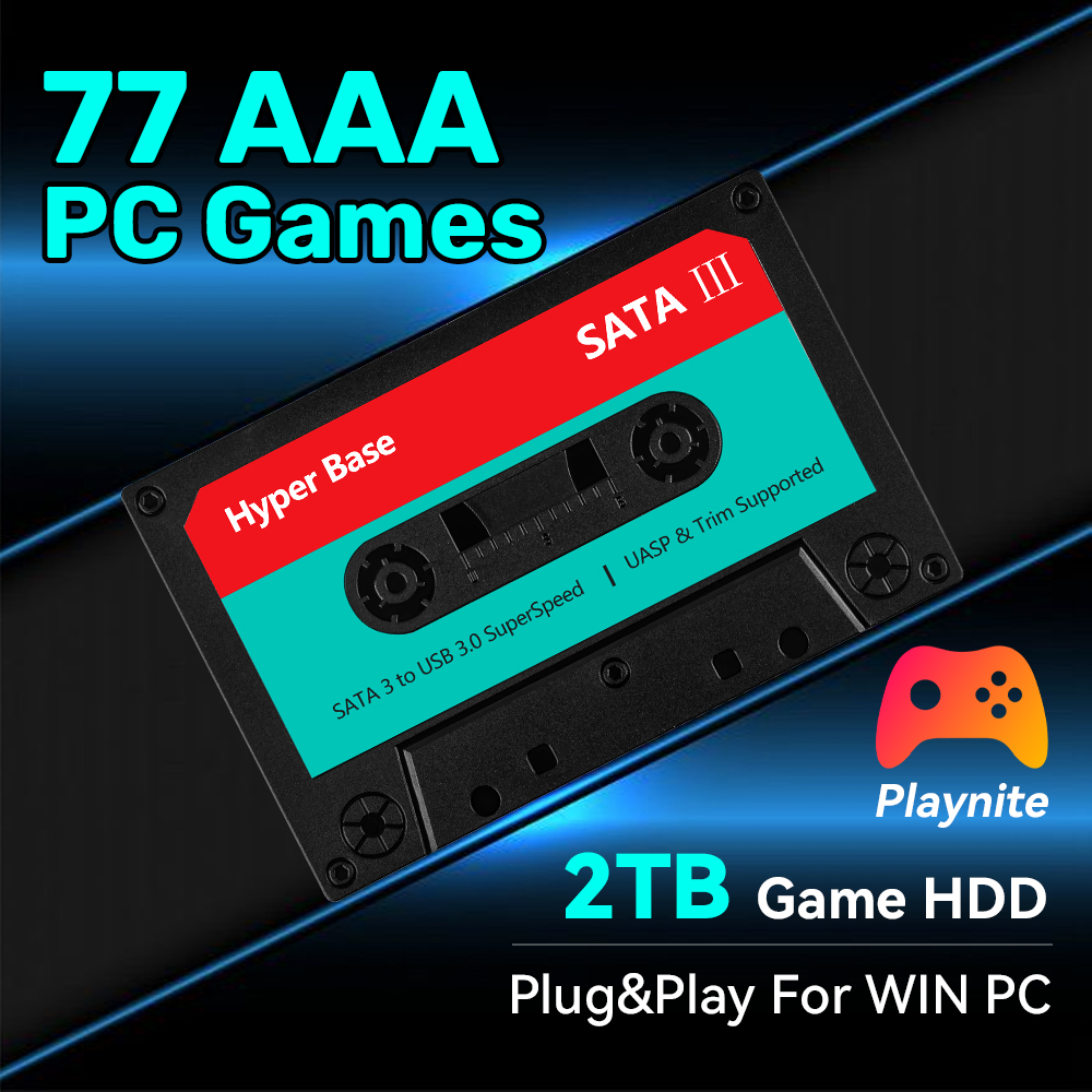 Gaming Console Box - Disco Rigido da 2TB per Giochi
