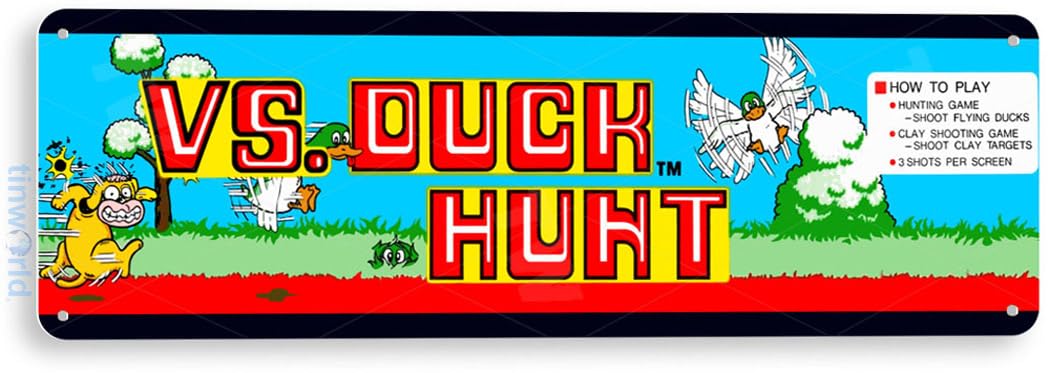 Targa in latta Duck Hunt Arcad - Gaming Console Shop recensione e prezzo