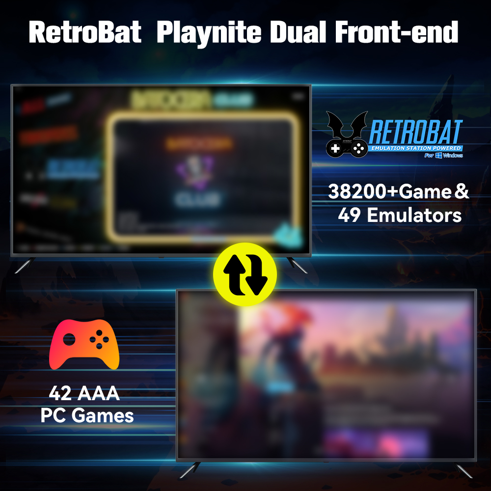 Retrobat&Playnite System HDD C - Gaming Console Box recensione e prezzo