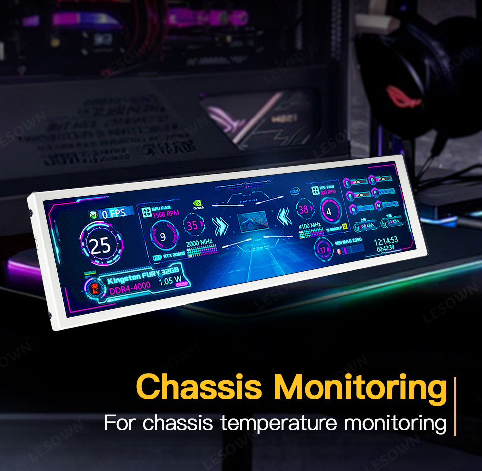 Monitor LESOWN 8.8 Pollici Min - Gaming Console Display Case recensione e prezzo