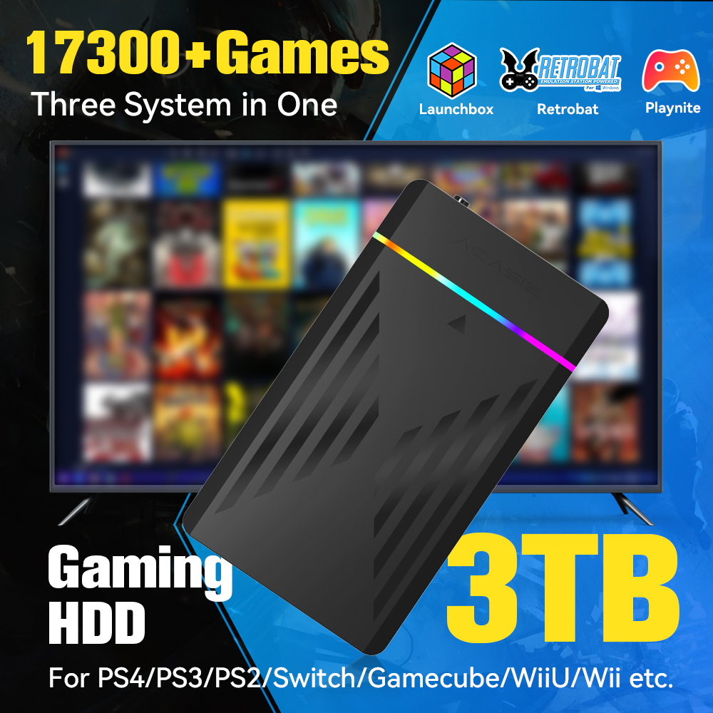 HDD da gioco portatile da 3 TB - Gaming Console With Gta recensione e prezzo